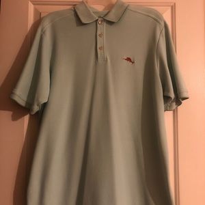 Tommy Bahama Supima Cotten Men’s Polo. Medium. Mint green